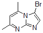 structure of CAS# 6840-20-6, 3-Bromo-5,7-Dimethyl-Imidazo[1,2-a]Pyrimidine;3-Bromo-5,7-Dimethylimidazo[1,2-A]Pyrimidine