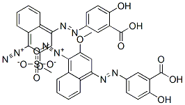 CAS#: 68400-32-8， Bis[4-[(3-Carboxy-4-Hydroxyphenyl)Azo]-2-Methoxynaphthalene-1-Diazonium] Sulphate