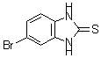 结构式 CAS# 68468-39-3, 5-溴-1,3-二氢-2H-苯并咪唑-2-硫酮