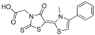 CAS#: 68901-07-5， 5-(3-Methyl-4-Phenylthiazol-2(3H)-Ylidene)-4-Oxo-2-Thioxothiazolidin-3-Acetic Acid