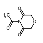 CAS#: 68985-06-8， 4-Acetyl-3,5-morpholinedione