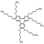 CAS 登录号：69079-52-3， 2,3,6,7,10,11-六(戊氧基)苯并菲