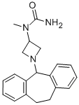 CAS#: 69159-47-3， 1-(1-(10,11-Dihydro-5H-Dibenzo(a,d)Cyclohepten-5-Yl)Azetidin-3-Yl)-1-Methylurea
