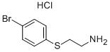 结构式 CAS# 69326-62-1, 2-[(4-溴苯基)硫代]乙胺盐酸盐