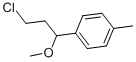 structure of CAS# 6968-70-3, 4-(3-Chloro-1-Methoxypropyl)Toluene;1-(3-Chloro-1-Methoxy-Propyl)-4-Methyl-Benzene;4-(3-Chloro-1-Methoxypropyl)Toluene