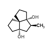 CAS 登录号：697286-79-6， (3aR,4S,5aS,8aR)-4-甲基六氢环戊并[c]并环戊二烯-3a,5a(1H,6H)-二醇