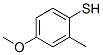 structure of CAS# 698-81-7, 4-Methoxy-2-Methylthiophenol;4-Methoxy-2-Methylbenzenethiol;4-METHOXY-2-METHYLTHIOPHENOL