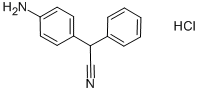 结构式 CAS# 69833-17-6, (4-氨基苯基)苯基乙腈盐酸盐