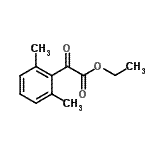 结构式 CAS# 698392-47-1, 乙基(2,6-二甲基苯基)(氧代)乙酸酯