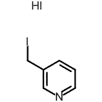 structure of CAS# 69966-59-2, 3-(Iodomethyl)pyridine hydroiodide (1:1);3- PYRIDINEHYDRIODIDE;3-(Iodomethyl)pyridine hydriodide;3-(iodomethyl)pyridine hydrogen iodide