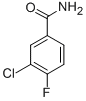 structure of CAS# 701-43-9, 3-Chloro-4-Fluoro-Benzamide;3-Chloro-4-Fluoro-Benzamide;St5406935;Zinc00152711