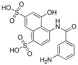 CAS#: 70239-77-9， 4-[(3-Aminobenzoyl)Amino]-5-Hydroxy-1,7-Naphthalenedisulfonicacid