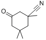 structure of CAS# 7027-11-4, 5-Oxo-1,3,3-Trimethyl-Cyclohexanecarbonitrile