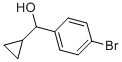 structure of CAS# 70289-39-3, (4-Bromophenyl)(Cyclopropyl)Methanol;(4-Bromophenyl)-Cyclopropyl-Methanol;Mixcom1_000280;Benzenemethanol, 4-Bromo-.Alpha.-Cyclopropyl-