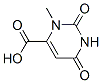 structure of CAS# 705-36-2, 1-Methylorotic Acid;3-Methyl-2,6-Dioxo-Pyrimidine-4-Carboxylic Acid;3-Methyl-2,6-Dioxo-4-Pyrimidinecarboxylic Acid;2,6-Diketo-3-Methyl-Pyrimidine-4-Carboxylic Acid