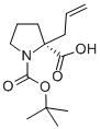 structure of CAS# 706806-59-9, Boc-(S)-<alpha>-Allyl-Pro-OH
