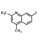 CAS 登录号：708-72-5， 7-氟-2,4-二甲基喹啉