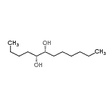 structure of CAS# 70859-33-5, (5R,6R)-5,6-Dodecanediol;threo-5,6-Dodecanediol