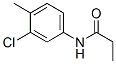 structure of CAS# 709-97-7, N-(3-Chloro-4-Methylphenyl)Propanamide;N-(3-Chloro-4-Methyl-Phenyl)Propanamide;N-(3-Chloro-4-Methyl-Phenyl)Propionamide;An-652/40953988
