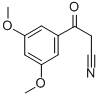 structure of CAS# 70988-04-4, 3,5-Dimethoxy-beta-Oxo-Benzenepropanenitrile;3-(3',5'-DIMETHOXYPHENYL)-3-OXOPROPANENITRILE;3-(3,5-DIMETHOXYPHENYL)-3-OXOPROPANENITRILE;3,5-DIMETHOXYBENZOYLACETONITRILE
