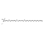 CAS#: 71032-96-7， Sodium 3,6,9,12,15-pentaoxaoctacos-1-yl hydrogen phosphate