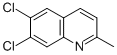 structure of CAS# 71063-12-2, 6,7-Dichloro-2-Methyl-Quinoline;6,7-DICHLOROQUINALDINE