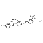 CAS#: 71077-29-7， Sodium 3-({4-[(4-hydroxy-2-methylphenyl)diazenyl]-3-methoxyphenyl}diazenyl)benzenesulfonate
