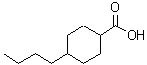 structure of CAS# 71101-89-8, 4-Butylcyclohexanecarboxylic acid;4-butylcyclohexane-1-carboxylic acid;4-Butylcyclohexanecarboxylic Acid (cis- and trans- mixture);4-BUTYLCYCLOHEXANECARBOXYLICACID