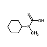 CAS#: 71192-99-9， Cyclohexyl(methyl)carbamothioic S-acid