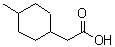 结构式 CAS# 7132-93-6, (4-甲基环己基)乙酸