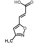 CAS#: 71810-76-9， (2E)-3-(3-Methyl-1,2-oxazol-5-yl)acrylic acid