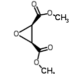 结构式 CAS# 718617-86-8, 二甲基(2R,3S)-2,3-环氧乙烷二羧酸酯