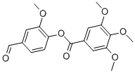 CAS#: 71989-95-2， 4-Formyl-2-Methoxyphenyl 3,4,5-Trimethoxybenzoate