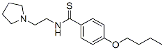 CAS 登录号：72004-12-7， 4-丁氧基-N-(2-吡咯烷-1-基乙基)苯硫代甲酰胺