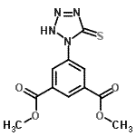 CAS#: 72076-51-8， Dimethyl 5-(5-thioxo-2,5-dihydro-1H-tetrazol-1-yl)isophthalate