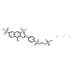 CAS#: 72187-37-2， 4-hydroxy-3-[2-[4-[[2-(sulfooxy)ethyl]sulfonyl]phenyl]diazenyl]-2,7-Naphthalenedisulfonate potassium salt (1:3)