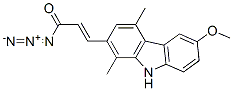 CAS#: 72237-90-2， 3-(6-Methoxy-1,4-Dimethyl-9H-Carbazol-2-Yl)Acryloyl Azide