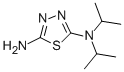 structure of CAS# 72269-92-2, N2,N2-Bis(1-Methylethyl)-1,3,4-Thiadiazole-2,5-Diamine
