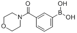 structure of CAS# 723281-55-8, N-Morpholinyl-3-Boronobenzamide;3-(4-Morpholinylcarbonyl)Benzeneboronic Acid, 98%;3-(Morpholine-4-Carbonyl)Benzeneboronic Acid 96%;3-(MORPHOLINE-4-CARBONYL)BENZENEBORONIC ACID