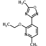 CAS 登录号：724744-39-2， 2-乙氧基-6-甲基-3-(5-甲基-1,2,4-恶二唑-3-基)吡啶