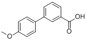 structure of CAS# 725-05-3, 4'-Methoxy-[1,1'-Biphenyl]-3-Carboxylicacid