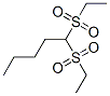 CAS 登录号：7255-99-4， 1,1-二(乙基磺酰基)戊烷