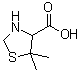 structure of CAS# 72778-00-8, L-5,5-Dimethylthiazolidine-4-carboxylic Acid;5,5-Dimethyl-1,3-thiazolidine-4-carboxylic acid #;5,5-dimethylthiazolidine-4-carboxylic acid;5,5-dimethyl-thiazolidinium-4-carboxylate