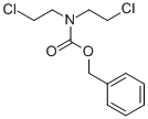 structure of CAS# 72791-76-5, N,N-Bis(2-Chloroethyl)-Carbamic Acid Phenylmethyl Ester;Carbamic Acid,N,N-Bis(2-Chloroethyl)-, Phenylmethyl Ester;Bis(2-Chloroethyl)Carbamic Acid Benzyl Ester;Benzyl Bis(2-Chloroethyl)Carbamate