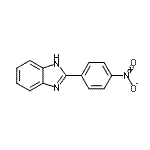 结构式 CAS# 729-13-5, 2-(4-硝基苯基)-1H-苯并咪唑