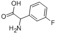 structure of CAS# 7292-74-2, alpha-Amino-3-Fluoro-Benzeneacetic Acid;2-Amino-2-(3-Fluorophenyl)Ethanoic Acid;Nsc101465;St5407329