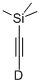structure of CAS# 7299-46-9, Ethynyl-2-D-Trimethyl-Silane