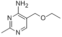 结构式 CAS# 73-66-5, 5-乙氧基甲基-2-甲基嘧啶-4-基胺