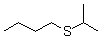 结构式 CAS# 7309-43-5, 1-(异丙基硫基)丁烷