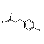 结构式 CAS# 731772-11-5, 1-(3-溴-3-丁烯-1-基)-4-氯苯
